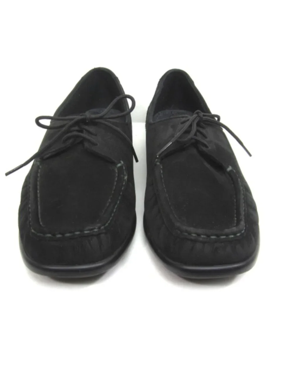 SAS Size 10.5 M Medium 10.5M Petra Charcoal Black Lace Up Nubuck Oxford Loafer